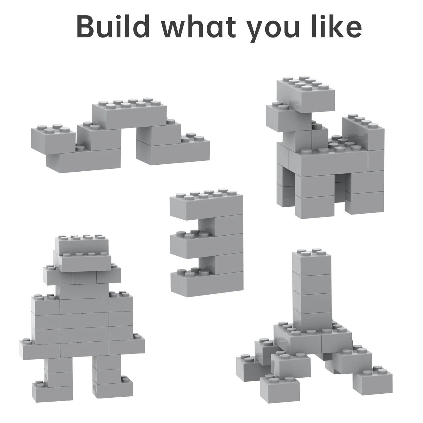 Classic Bulk Brick Block - 200 pcs