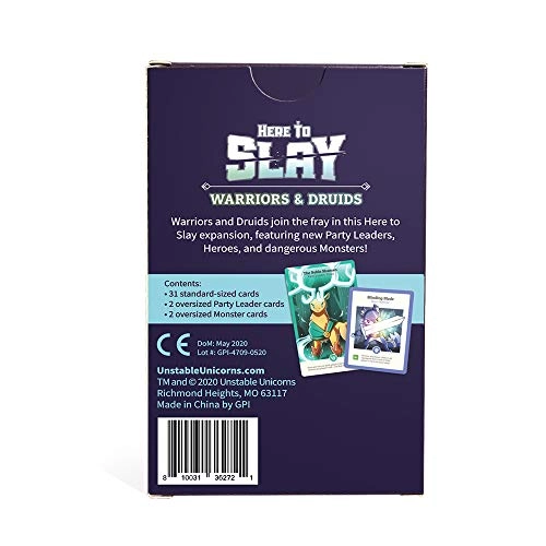Here to Slay: Warriors & Druids Expansion Pack - Card Game