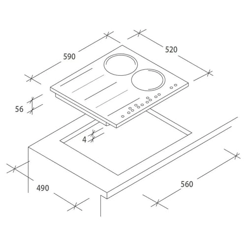 CFIB636DVWIFI Induction hob