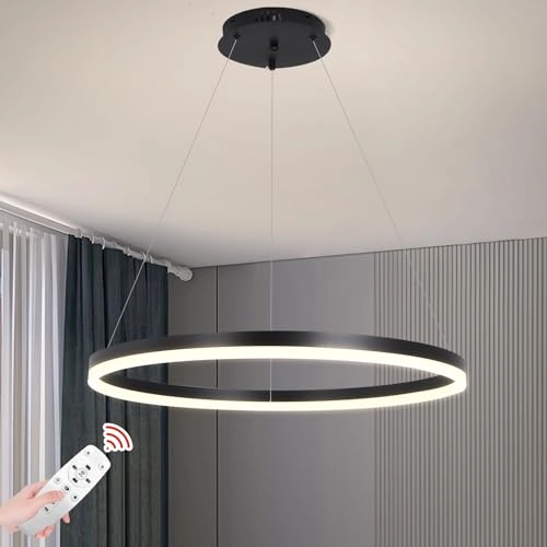 Round LED Chandelier - 3000K 4000K 6000K Dimmable