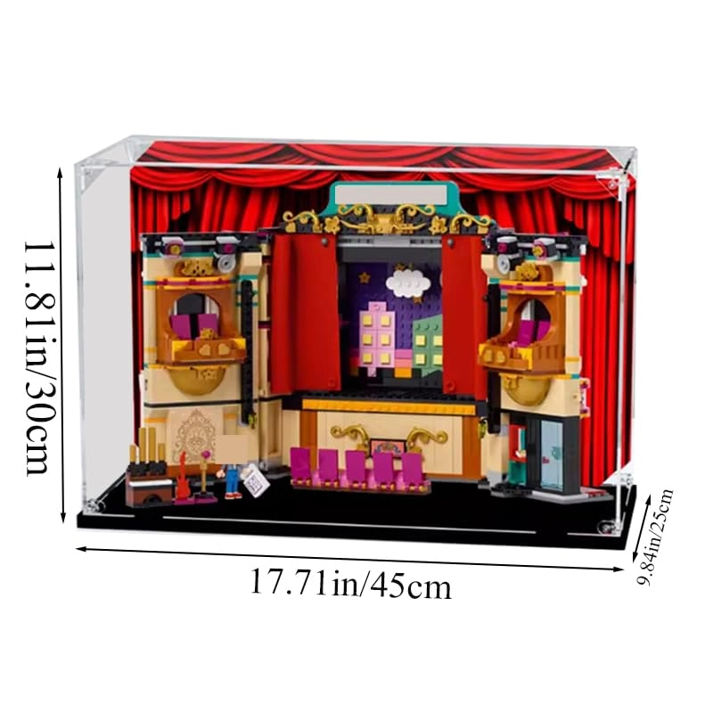 Display Case (41714) - 17.71x9.84x11.81in. Black Bottom 3mm