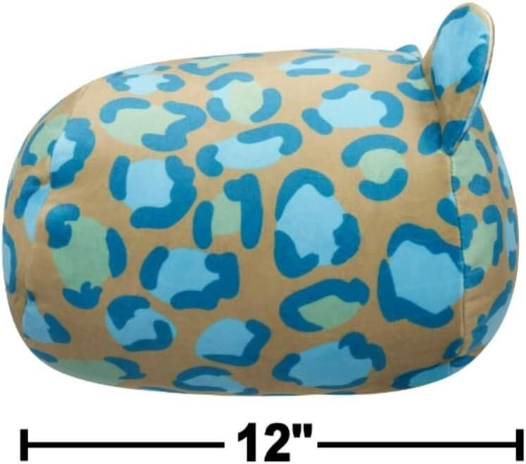 Enos - Medium Plush 12 inch Dark Green Leopard