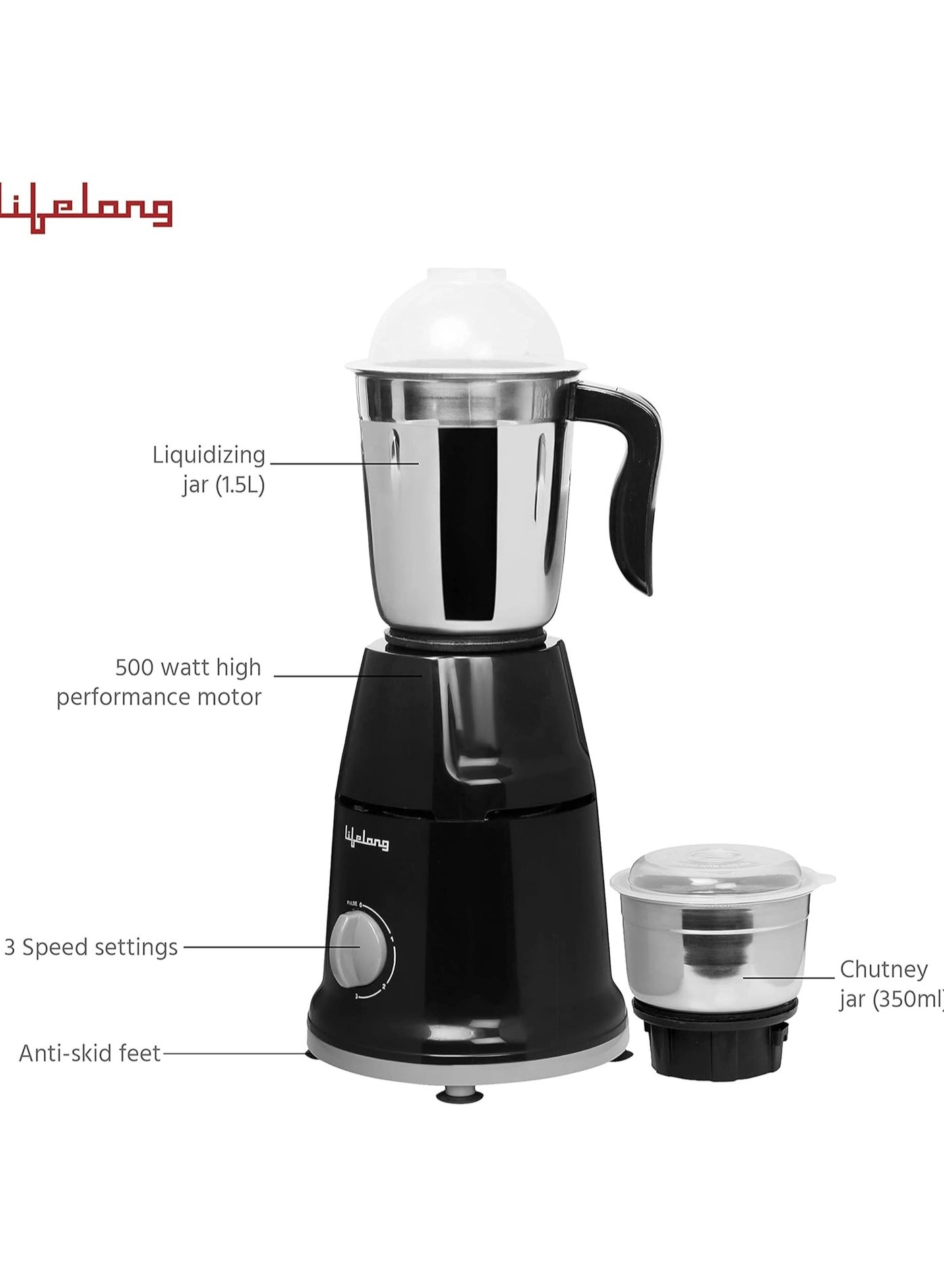 Mixer Grinder - 1.65 L 500 W