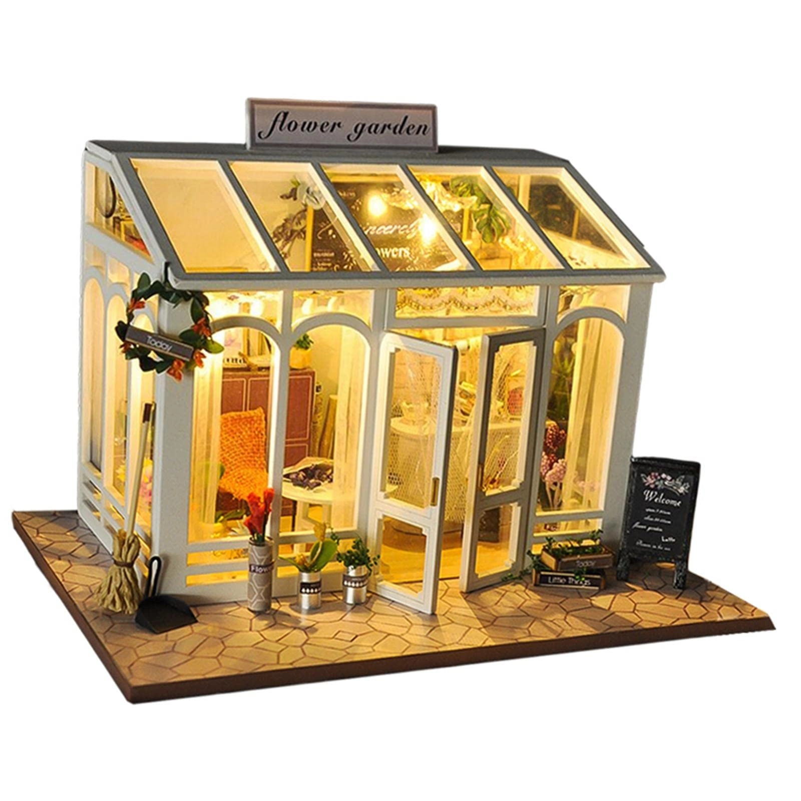 EHJRE Miniature Dollhouse - Garden