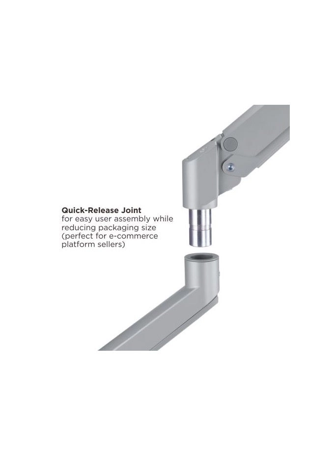 Triple Monitor Arm Stand - 3 30 in 75x75mm 100x100mm