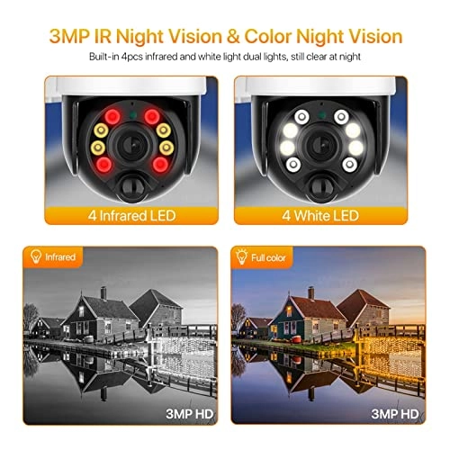 Outdoor Solar Security Camera 2K