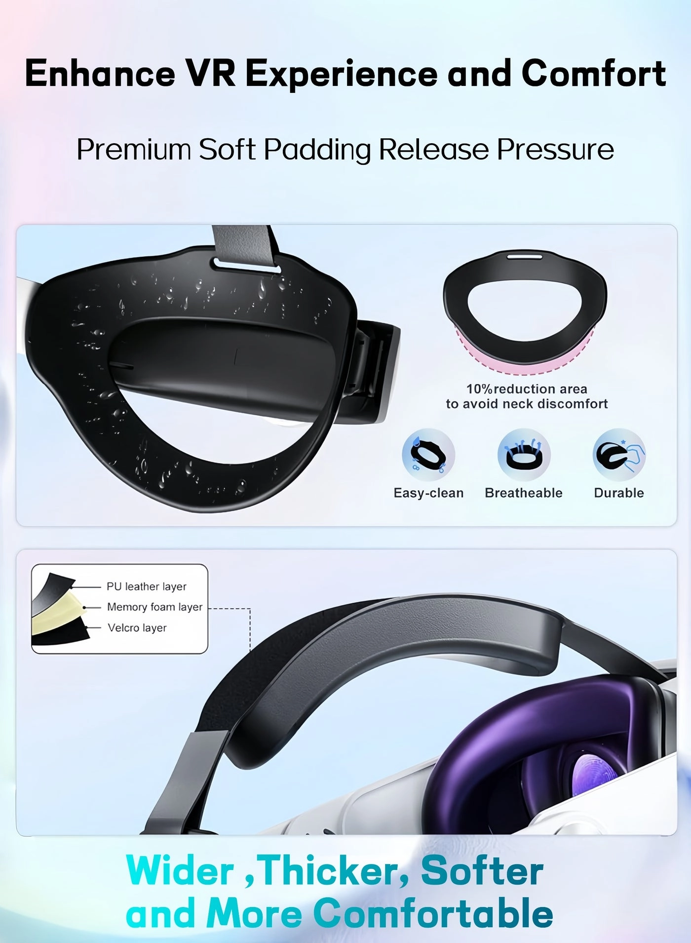 Battery Head Strap for Oculus/Meta Quest 3/3S
