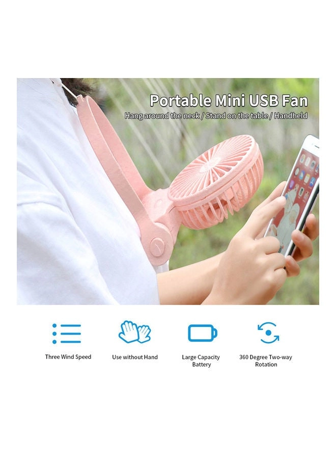 Personal Handheld Fan - Instant Cooling Rechargeable 3 Speed