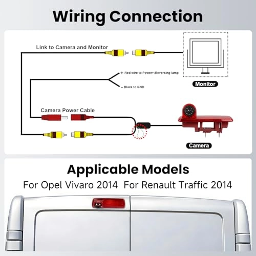 Rear View Camera - IR Night Vision 720P