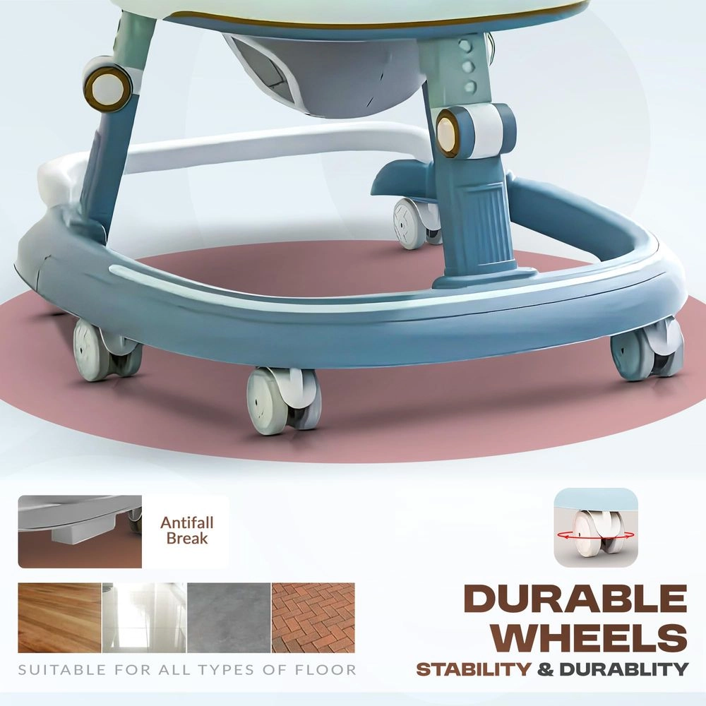 Petalia Pro - 2-in-1 Baby Walker 5-Level Adjustable Height