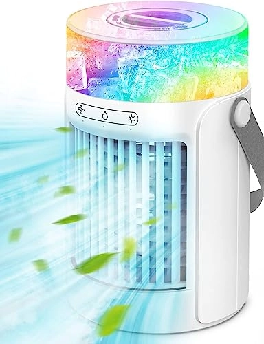 Portable Air Conditioner - 700ml 7-color LED 2H/4H Timer