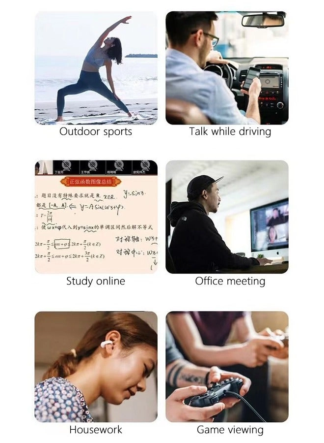 Clip On Wireless Bluetooth Headset