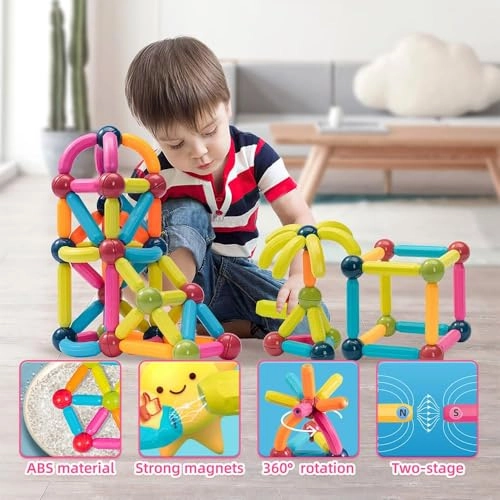 Magnetic Balls and Rods Set - 42pcs