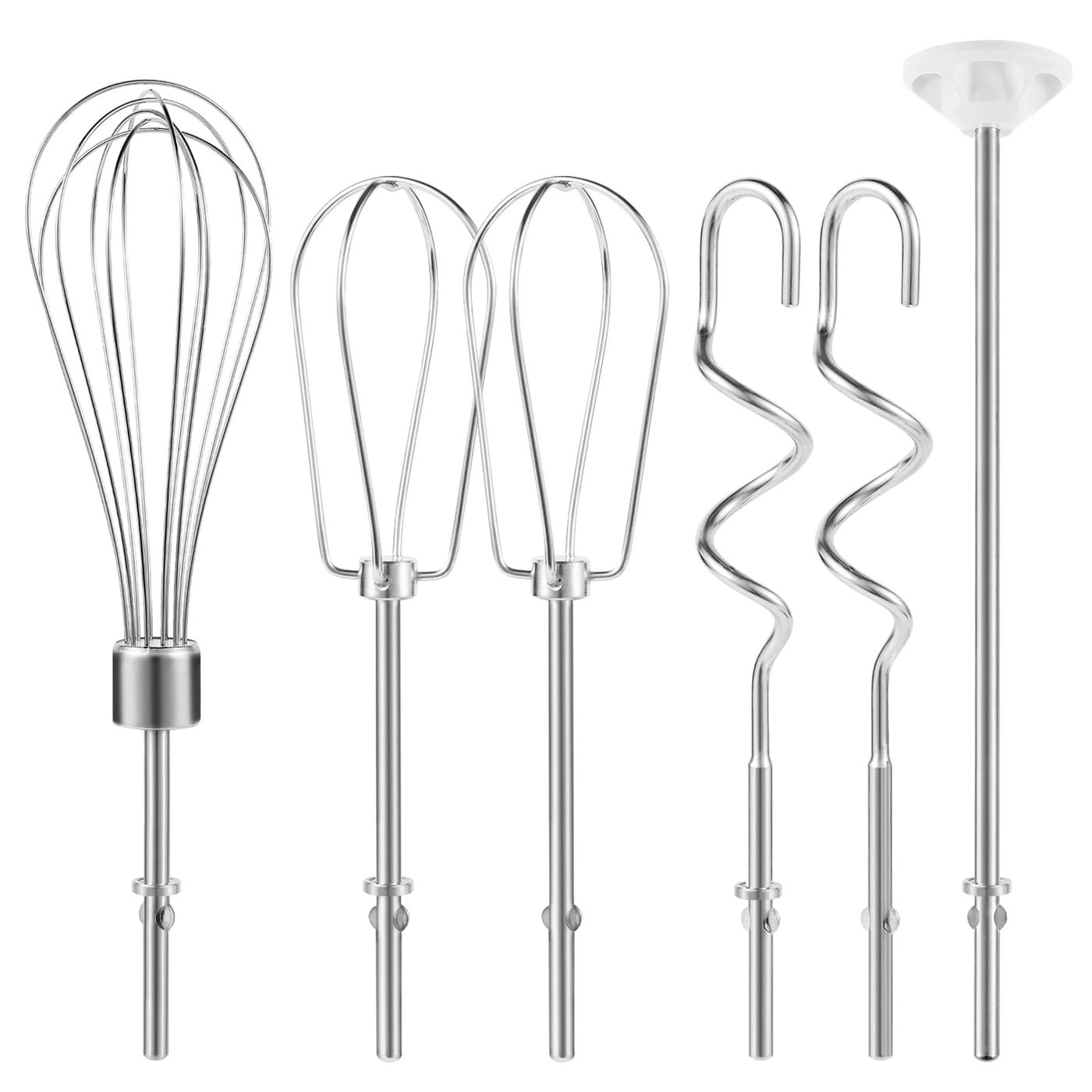 QUFA Hand Mixer Attachments - 6piece Stainless Steel KHM3 KHM5 KHM7 KHM9