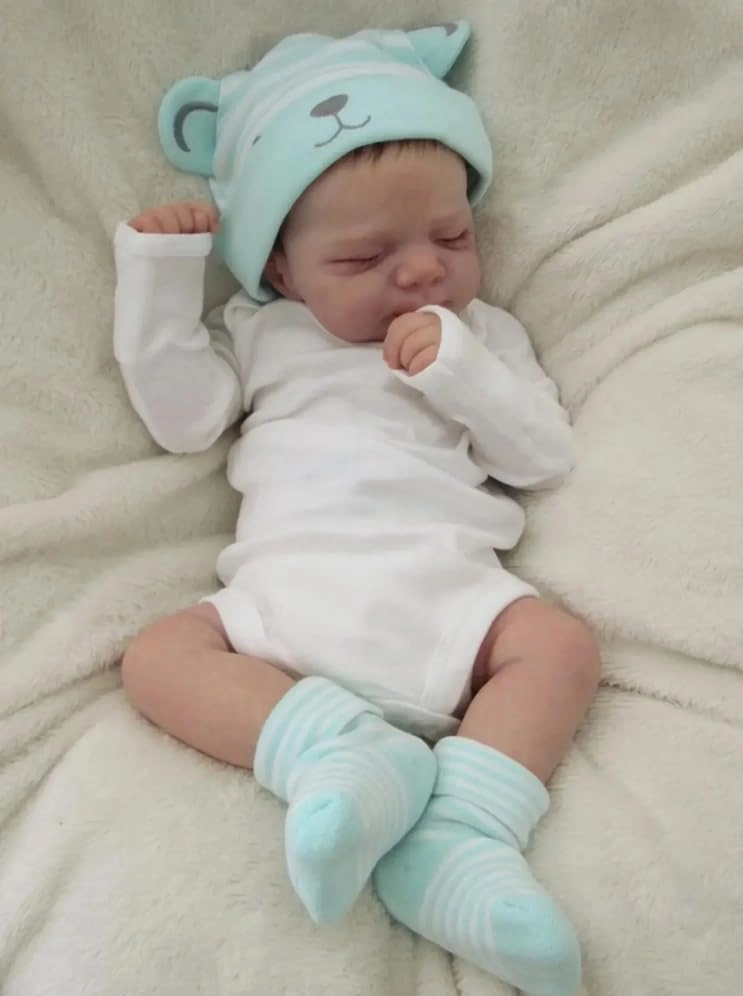 Reborn Baby Doll - 18 Inch Silicone Boy Ages 3+