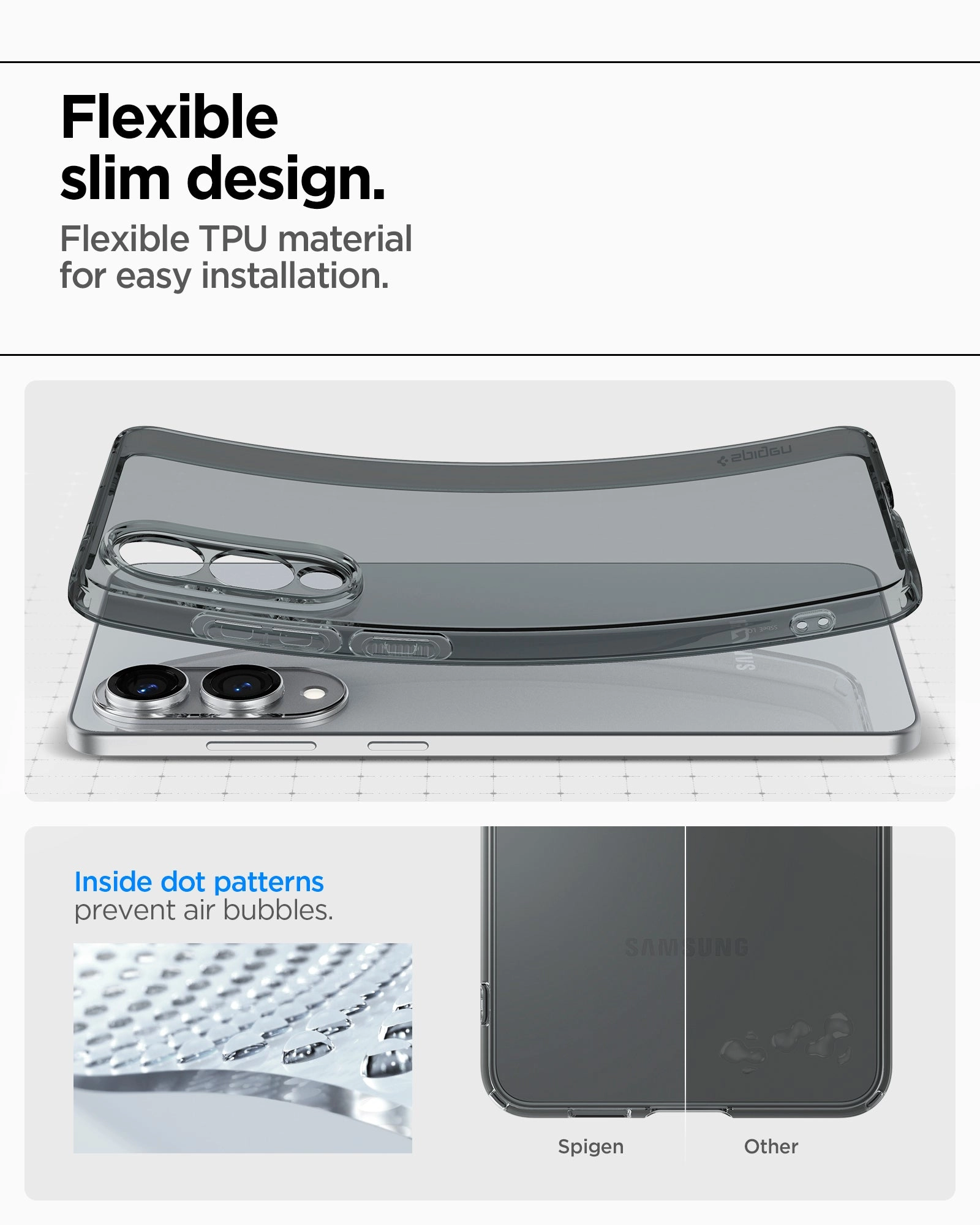 Liquid Crystal Back Cover Mobile Case for Samsung Galaxy S25