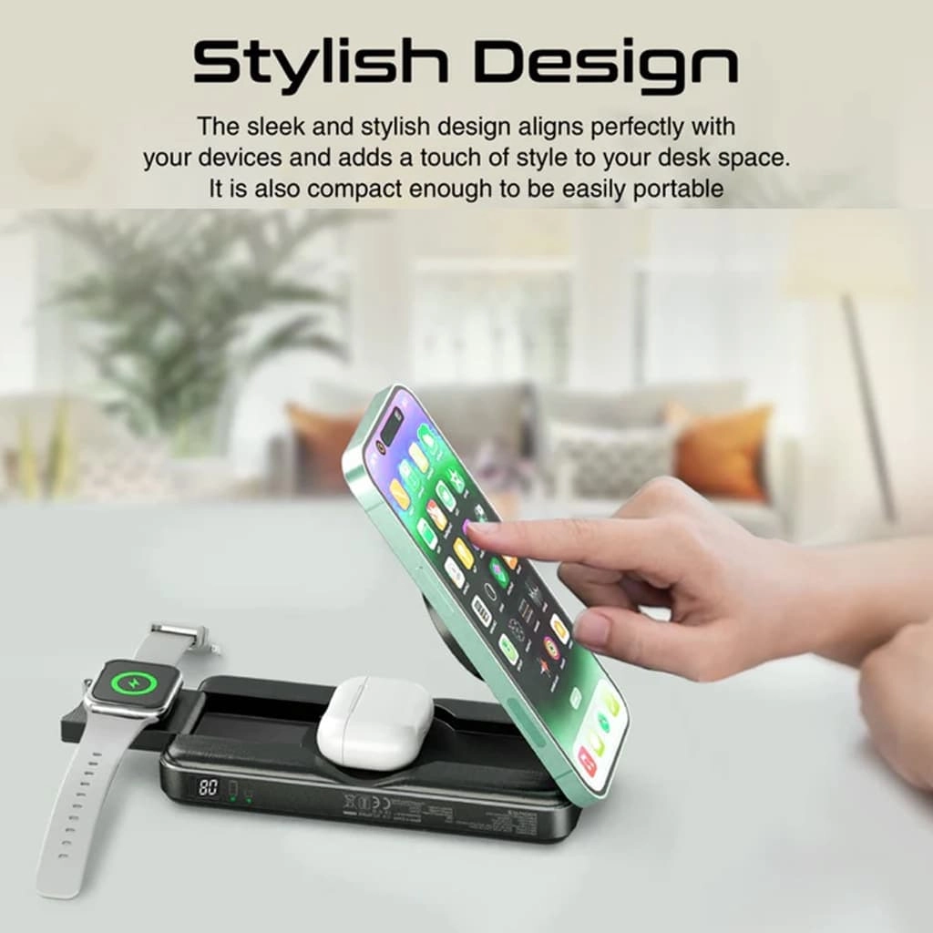 PowerPack-Fold - 10000 mAh 15W Wireless charging