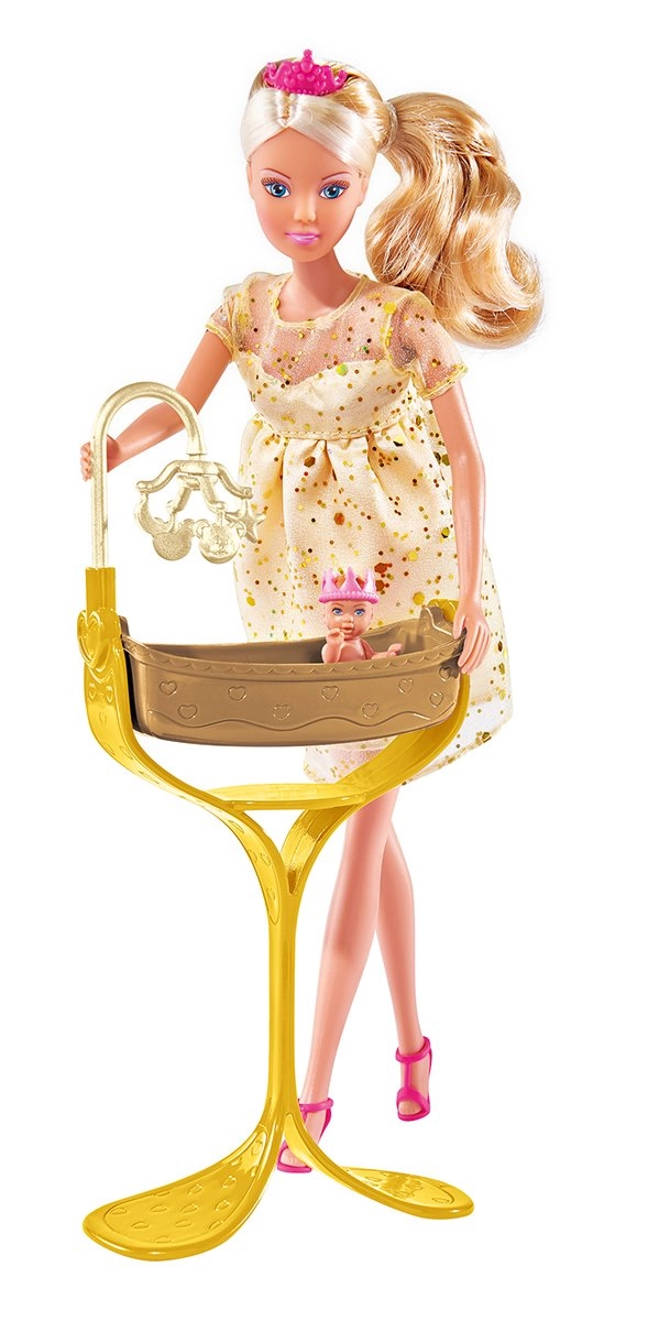 Simba Steffi Love Royal Princess Doll - 29cm Pregnant Baby Cradle Ages 3+