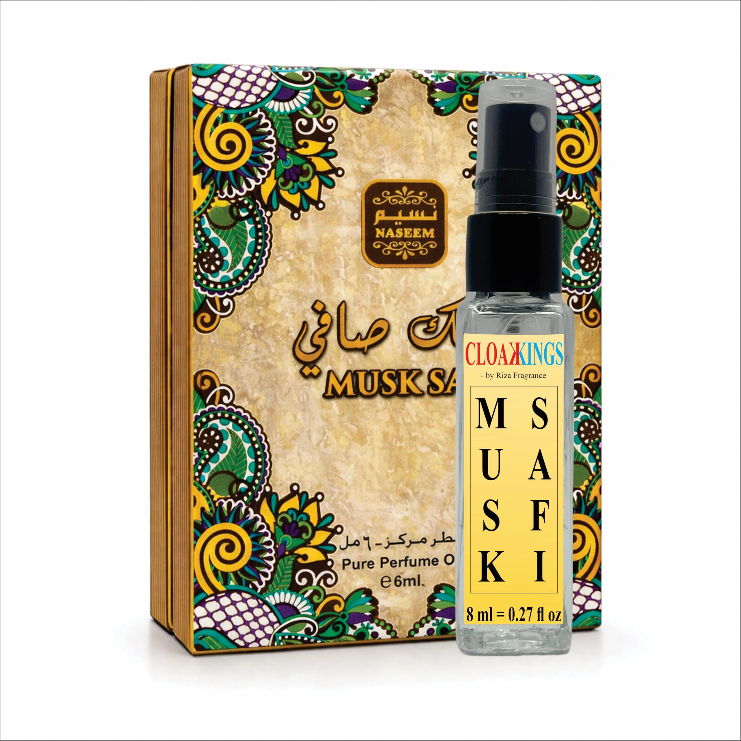 Riza Fragrance, Arif Colony, Aurangabad, Maharashtra. 431001 Musk Safi Eau de Parfum 8 ml