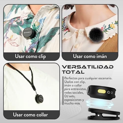 Wireless Microphone Flap - Noise Cancelling ENC Pro 400 mAh +26 h