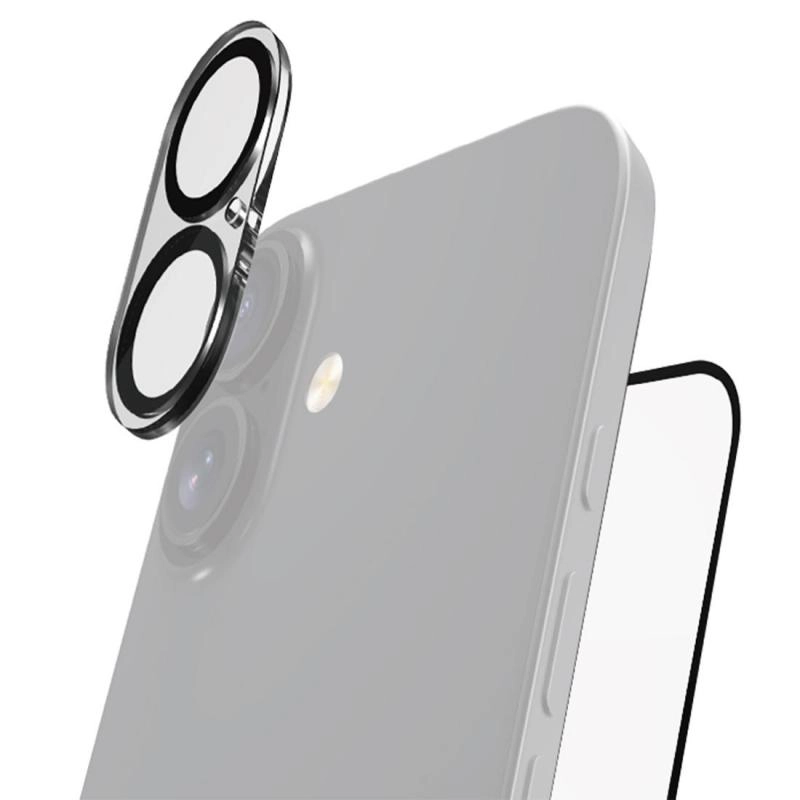 Clear Tempered Glass Screen Protector + Camera Lens Protector for iPhone Air