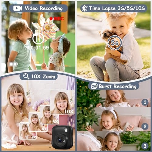 Kids Camera Instant Print - 32GB 14MP 1080P