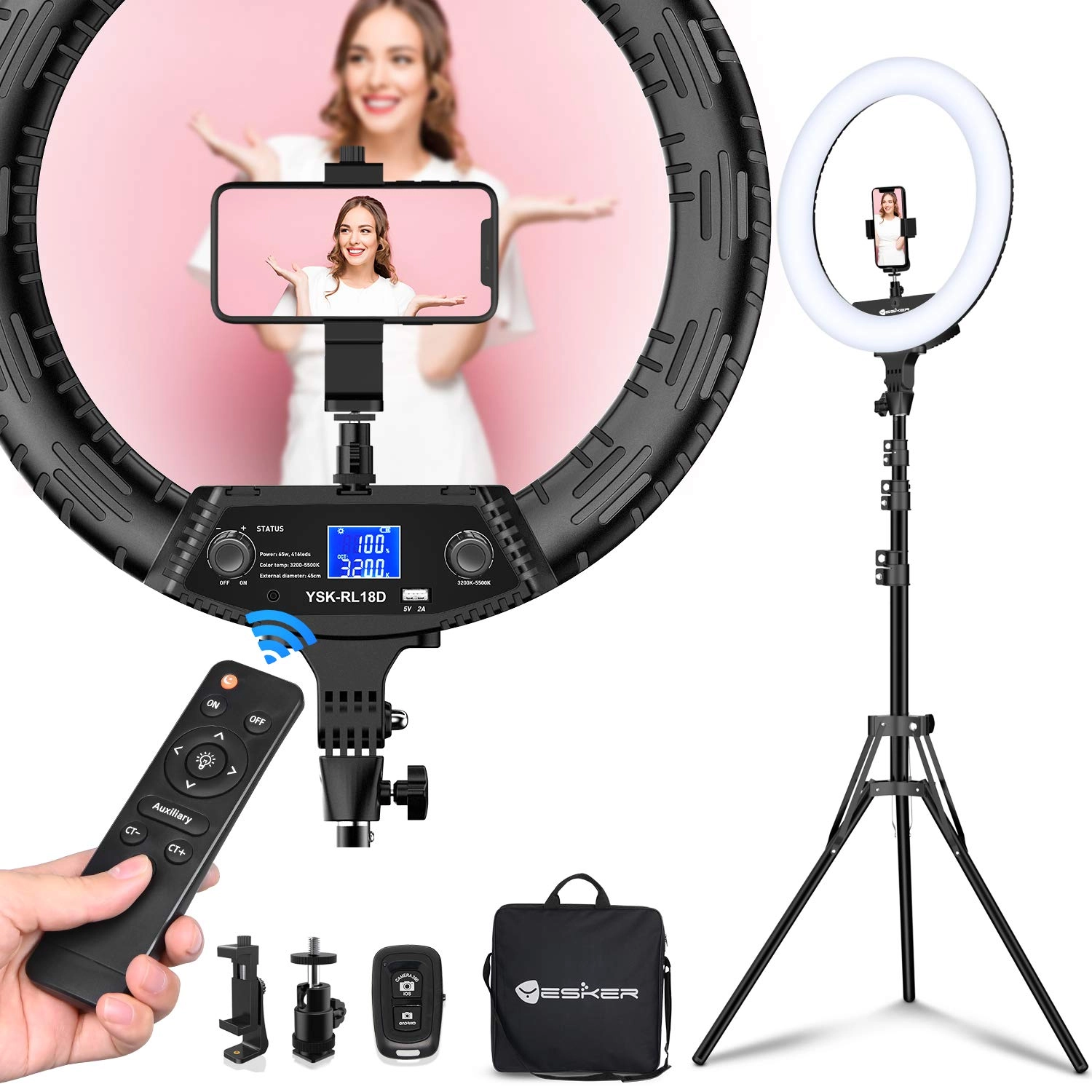 Yesker Ring Light - 18 inch
