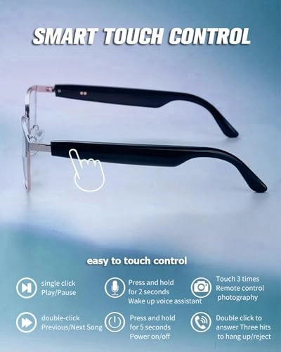 Smart Bluetooth Sunglasses - Gold