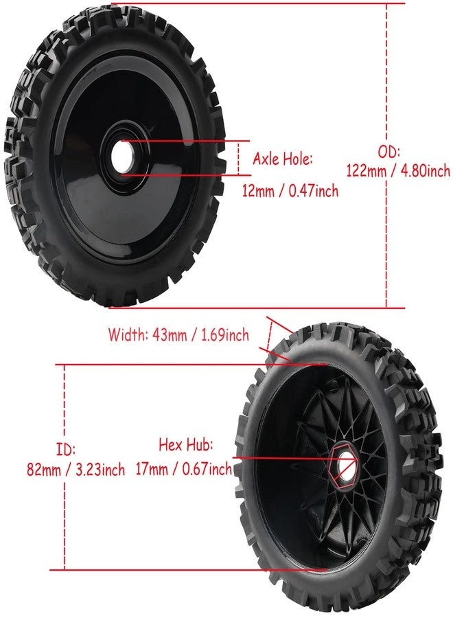 RC Buggy Truggy Tires & Wheels - 1/8