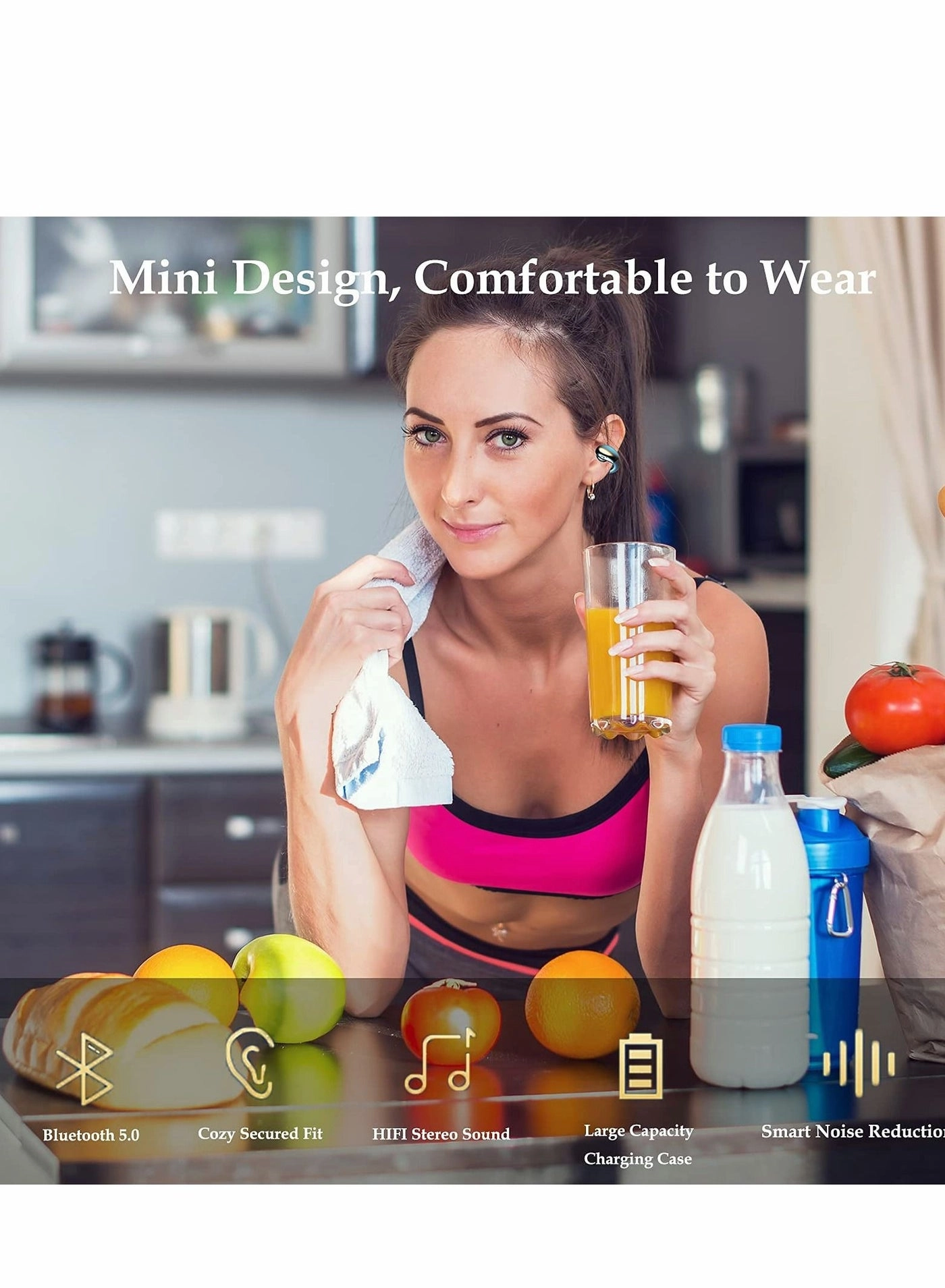 Bone Conduction Headphones Wireless Headphone