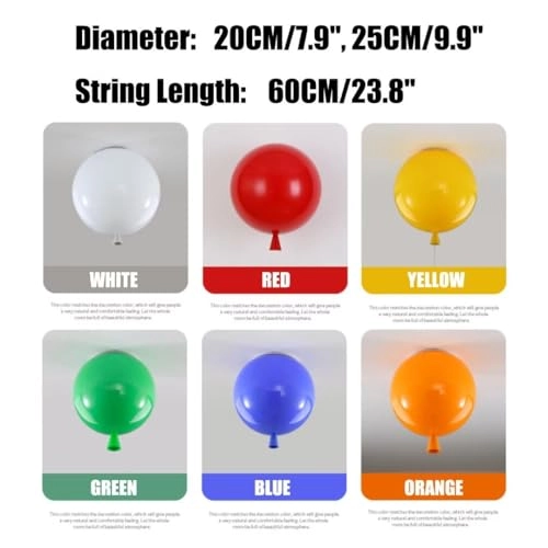 Balloon Ceiling Light - warm light