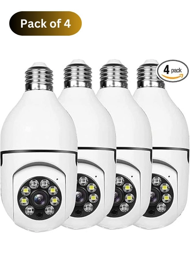 Plynox Light Bulb Security Camera 1080p Pack