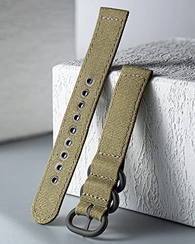 Watch Bands - 20mm 22mm Cotton Canvas
