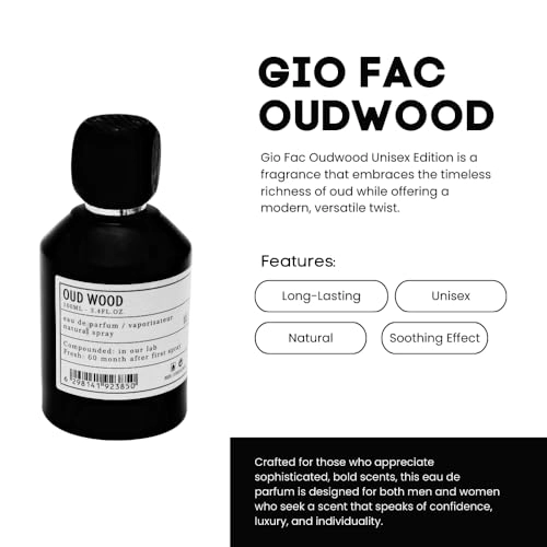 Gio Fac Oudwood Eau de Parfum 100 ml