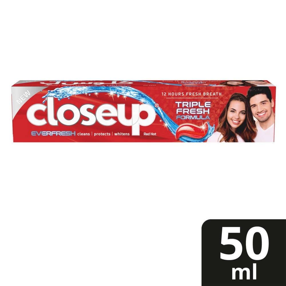 closeup Triple Fresh Formula Gel Toothpaste 50 ml