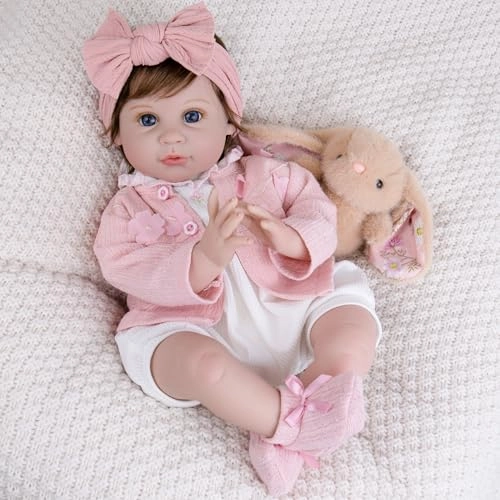 Reborn Baby Doll - 22 inch Vinyl Girl Ages 3+