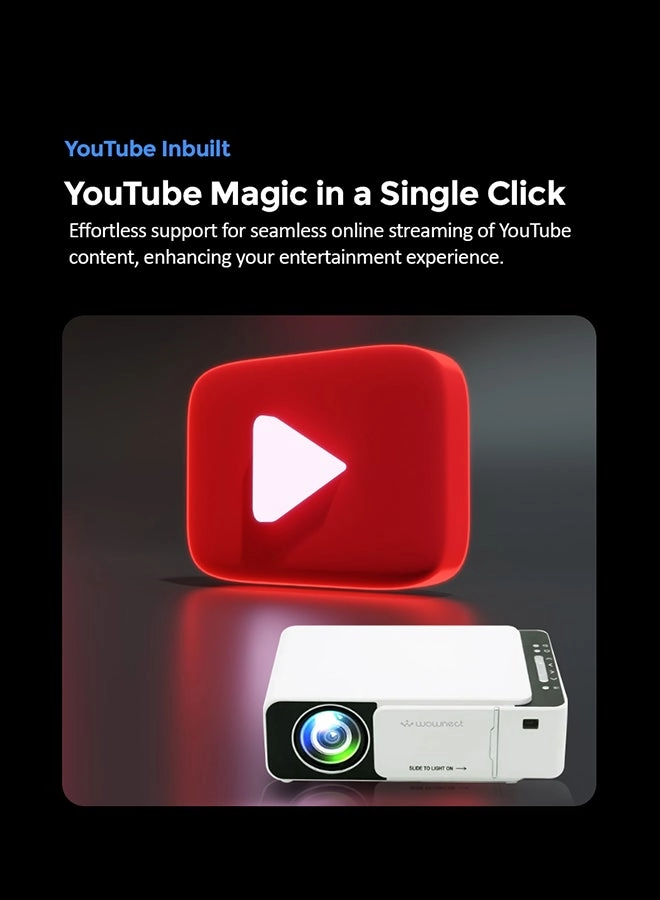 Mini Projector T5 T5 Mini Projector 150 ANSI lumens