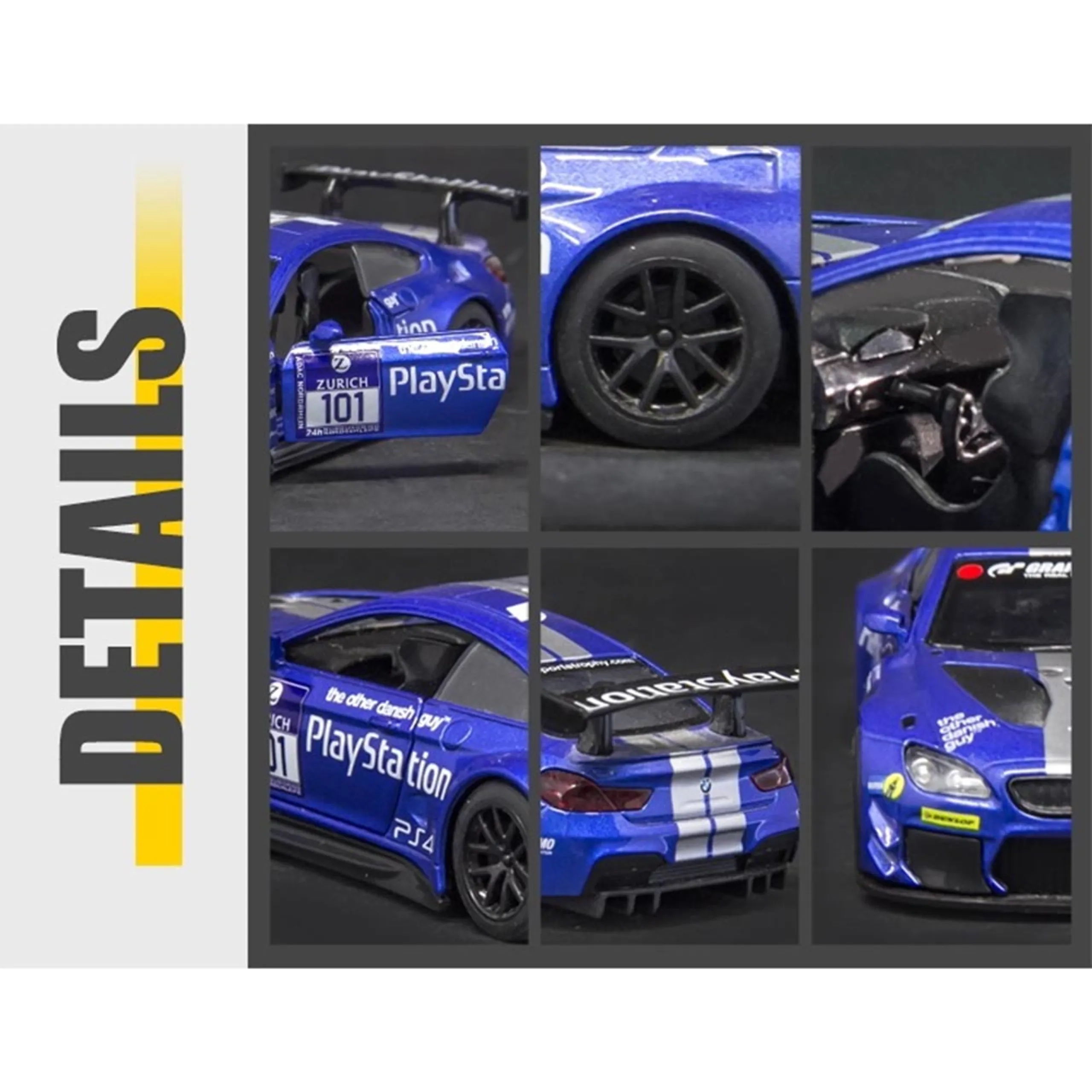 BMW M6 GT3 - Die-Cast Replica - 1:32