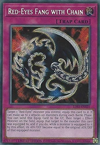 Yugioh Singles Red-Eyes Fang with Chain LDS1-EN021 - 1pcs