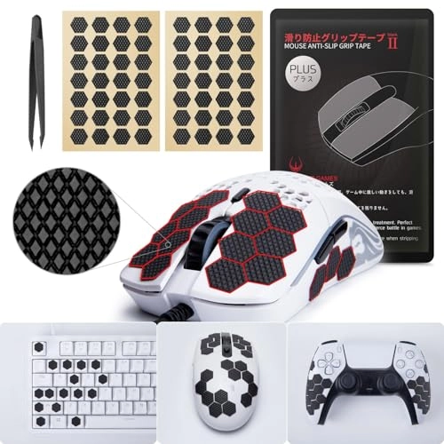 Grip Upgrade 2.0 Plus Mouse Anti Slip Grip Tape - Pre-Cut for Logitech MX Master 3 Black