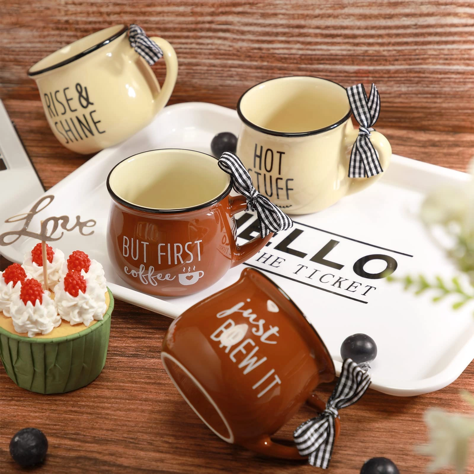 Farmhouse Mini Mug - 4 pcs - 150 ml