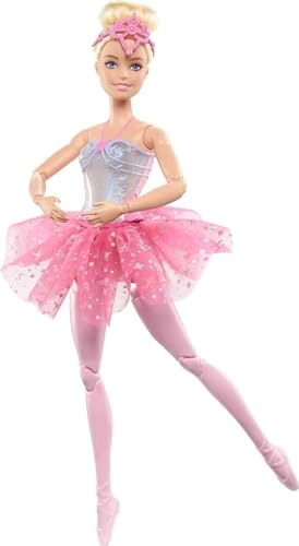 Dreamtopia Twinkle Lights Ballerina Doll - Light-Up Blonde Tiara