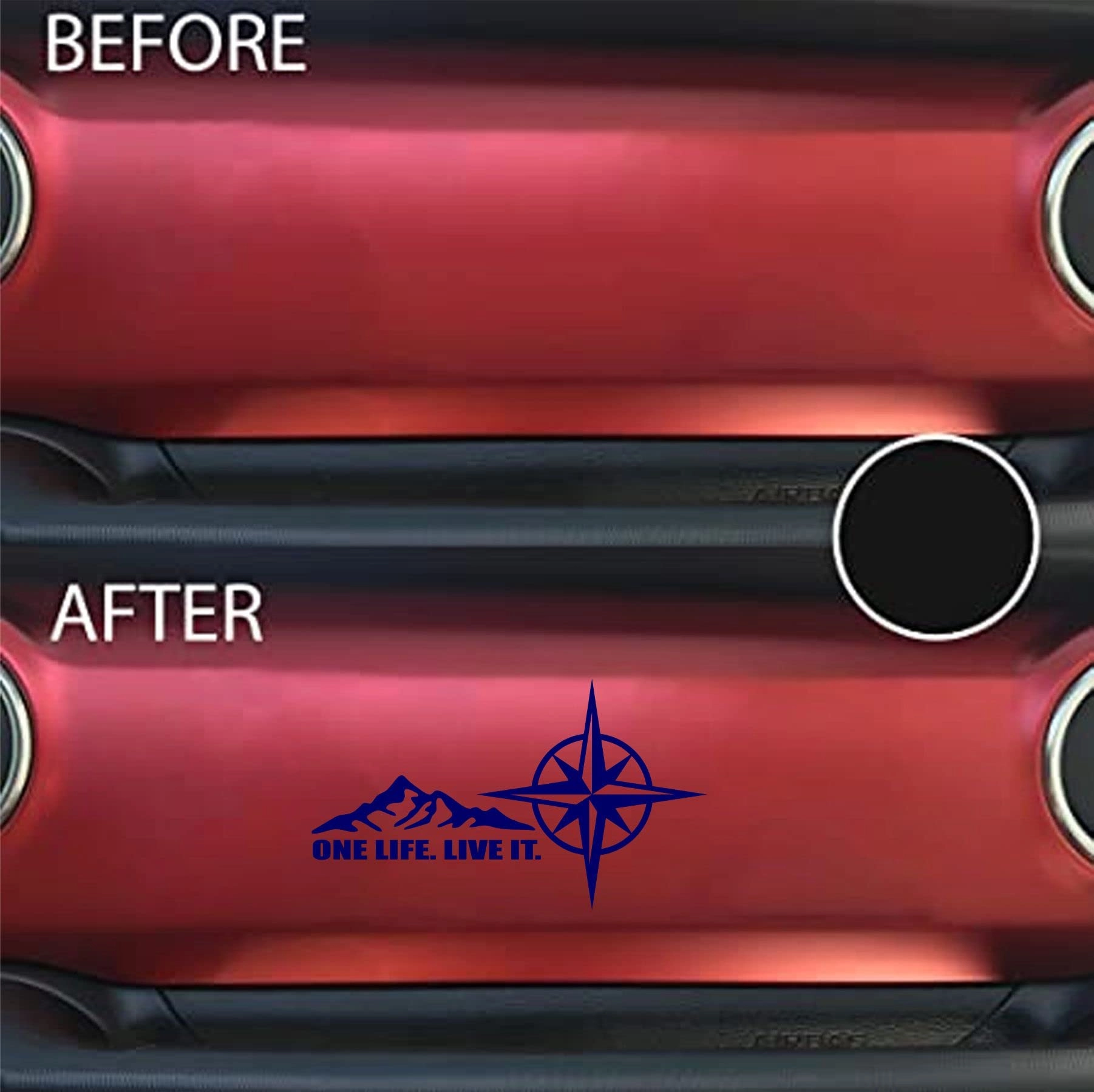 Car Dashboard Stickers