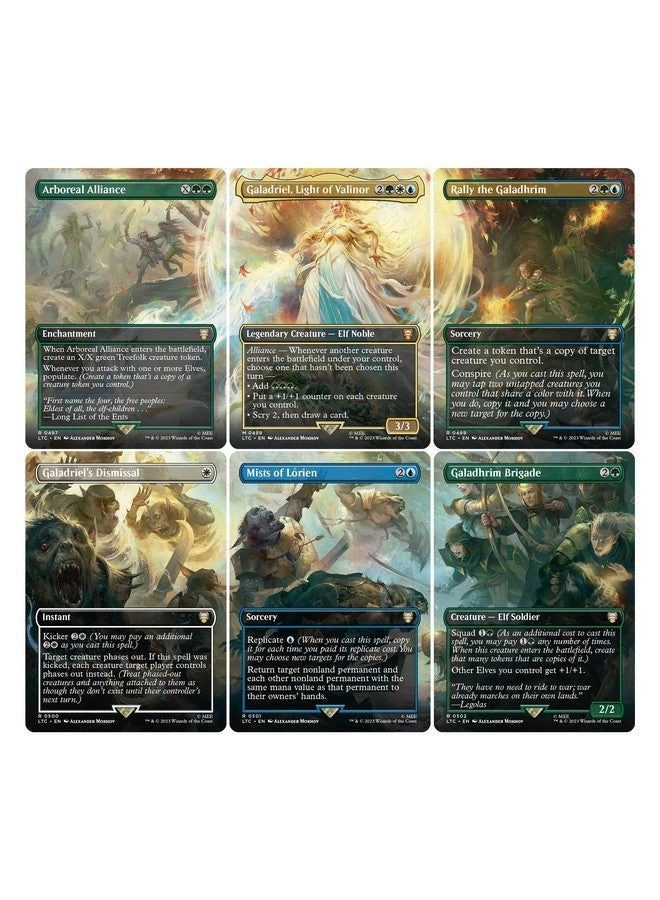 The Lord of The Rings: Tales of Middle-Earth Scene Box - 6 Scene Cards 6 Art Cards 3 Set Boosters Display Easel