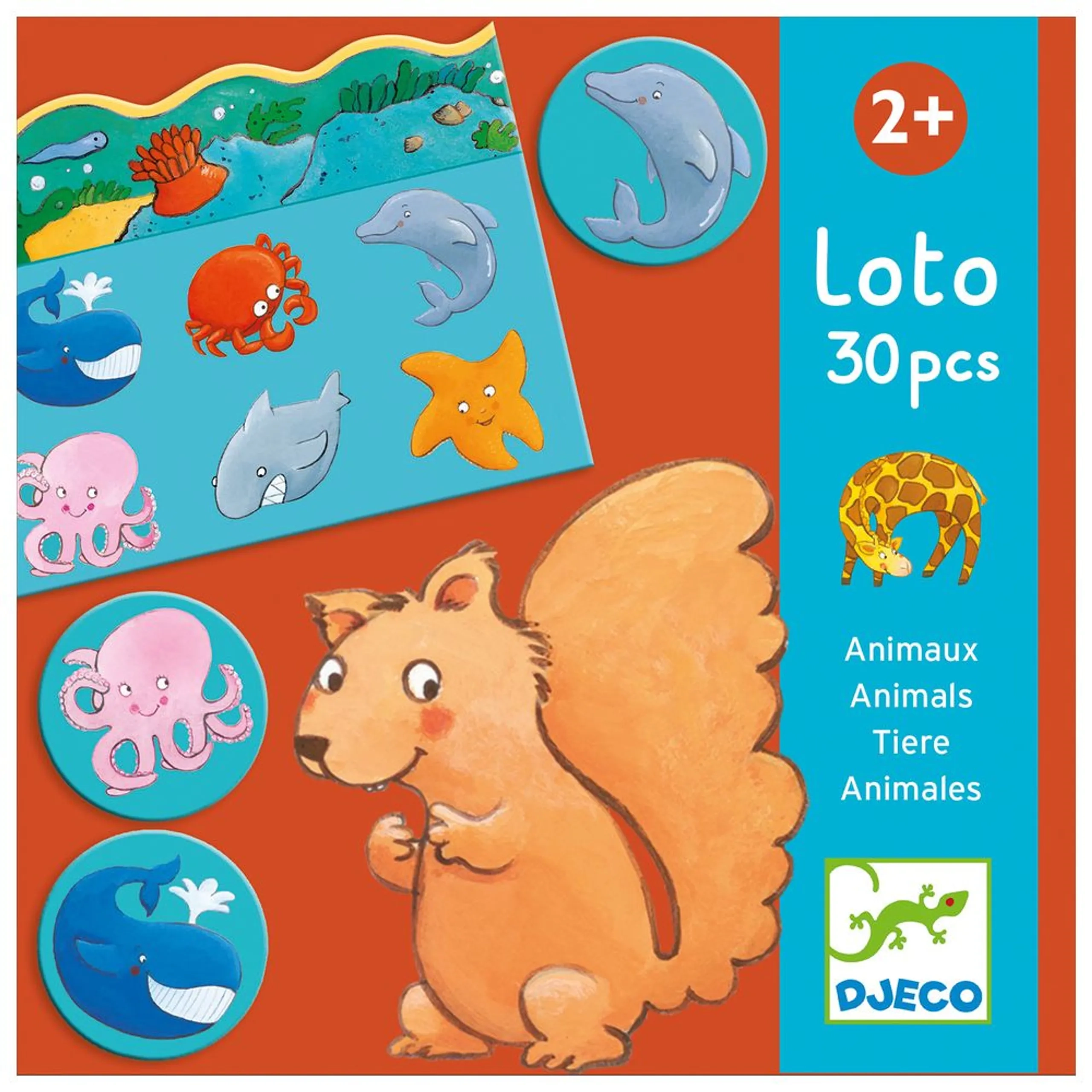 Lotus Animals - 24 months and up 30 pieces