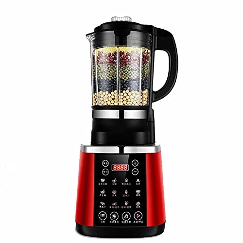 Food Processor Mixer - 21*21*49CM Red Stainless Steel