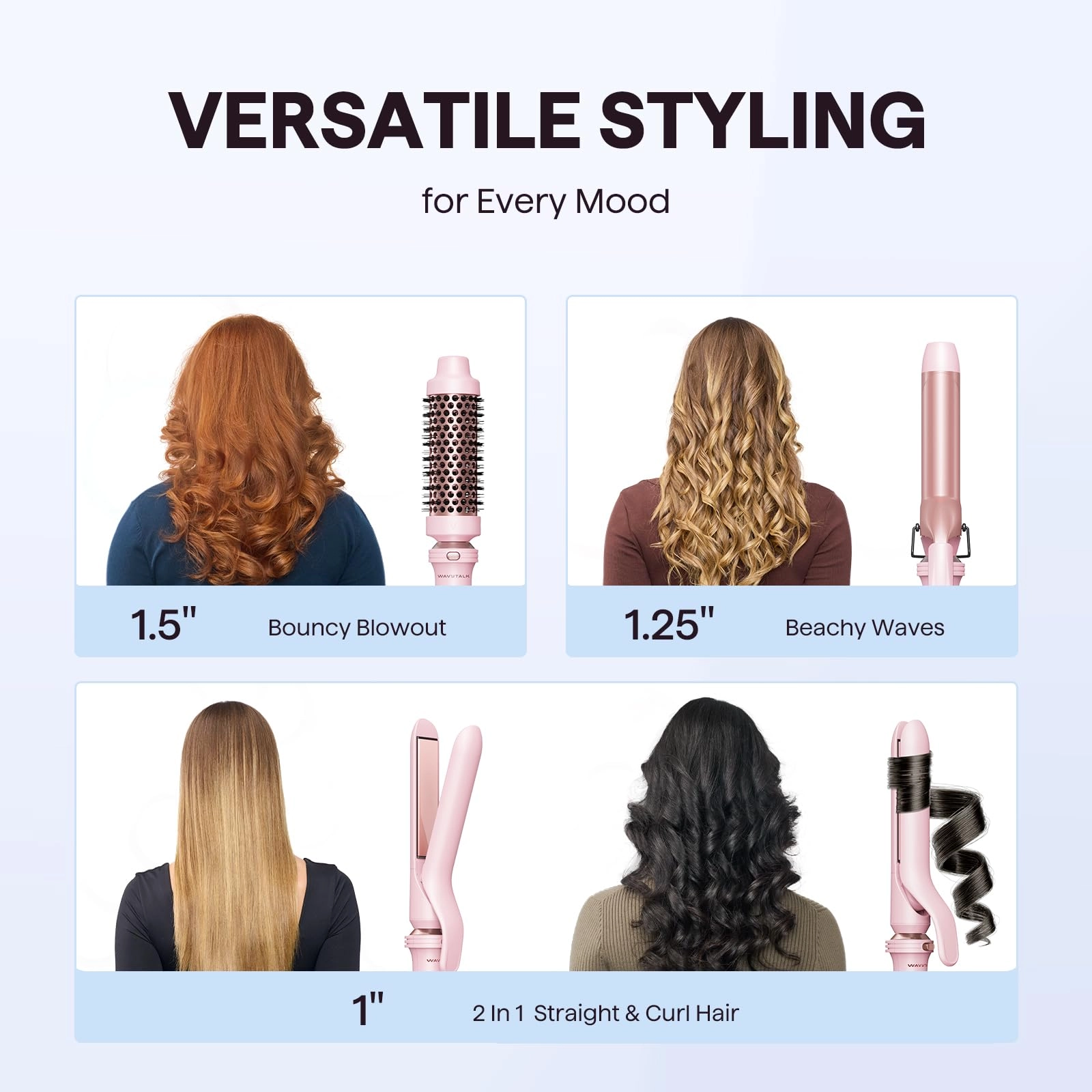 5 in 1 Curling Iron Set - 0.5'-1.25'