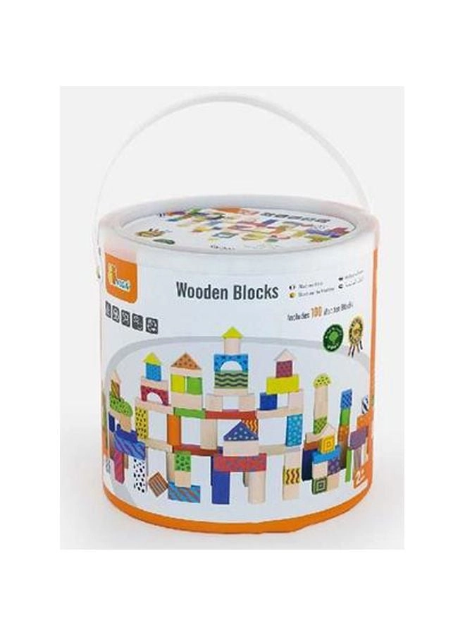 Wooden Blocks - 100pcs