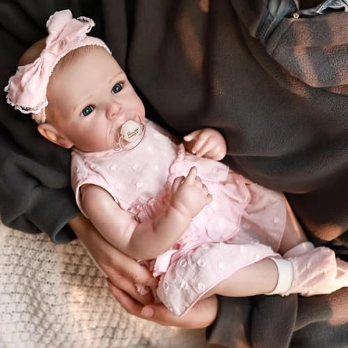 Bettie Reborn Baby Doll - 18 inch Silicone Vinyl Girl Ages 3+