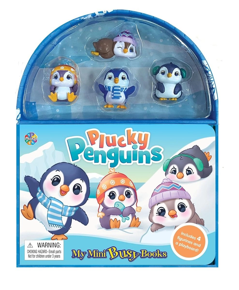 Phidal Plucky Penguins Mini Busy Book - 3 +